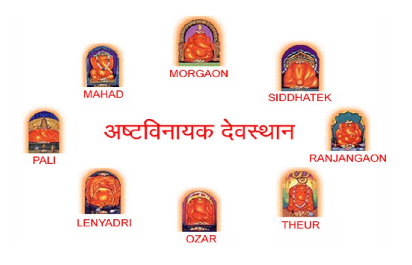 Aurangabad to Ashtavinayak Taxi Service